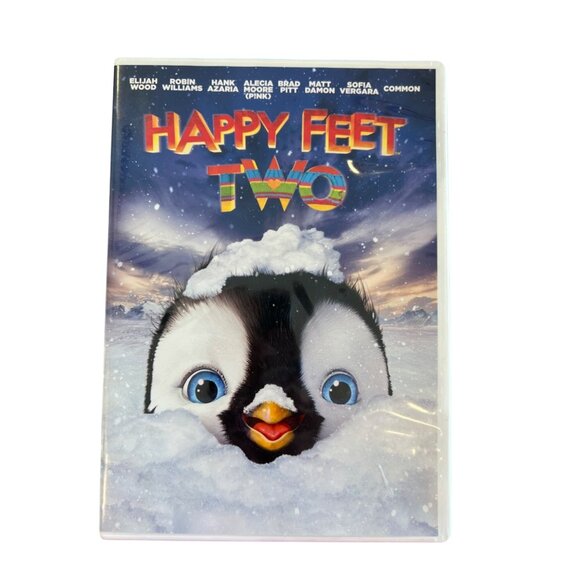 Happy Feet Two DVD 2011 Family Movie Elijah Wood Robin Williams Pre-Owned - Picture 1 of 4
